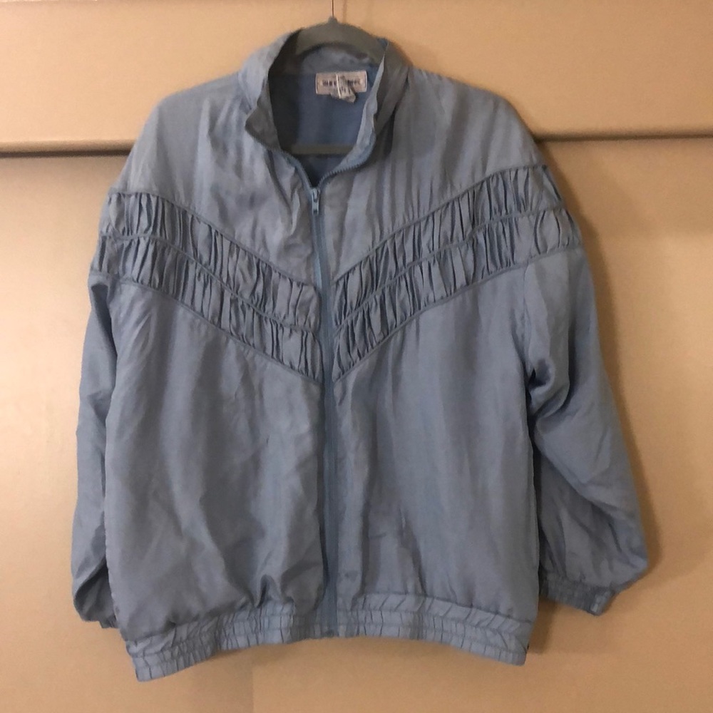 Blue Trendy Grandma Puffer